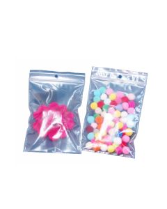 Sacchetti chiusura a pressione in PE - 100 my - 10 X 20 Cm