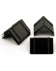 Coins en plastique pour emballage - 4 x 4 cm