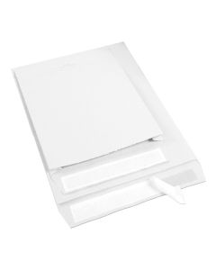 Buste bianche in carta kraft monolucida