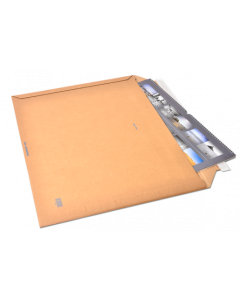 Pochette d'expédition en carton brun pour micro-ondes - 35 x 25 cm