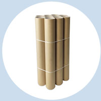 tubo in cartone avana